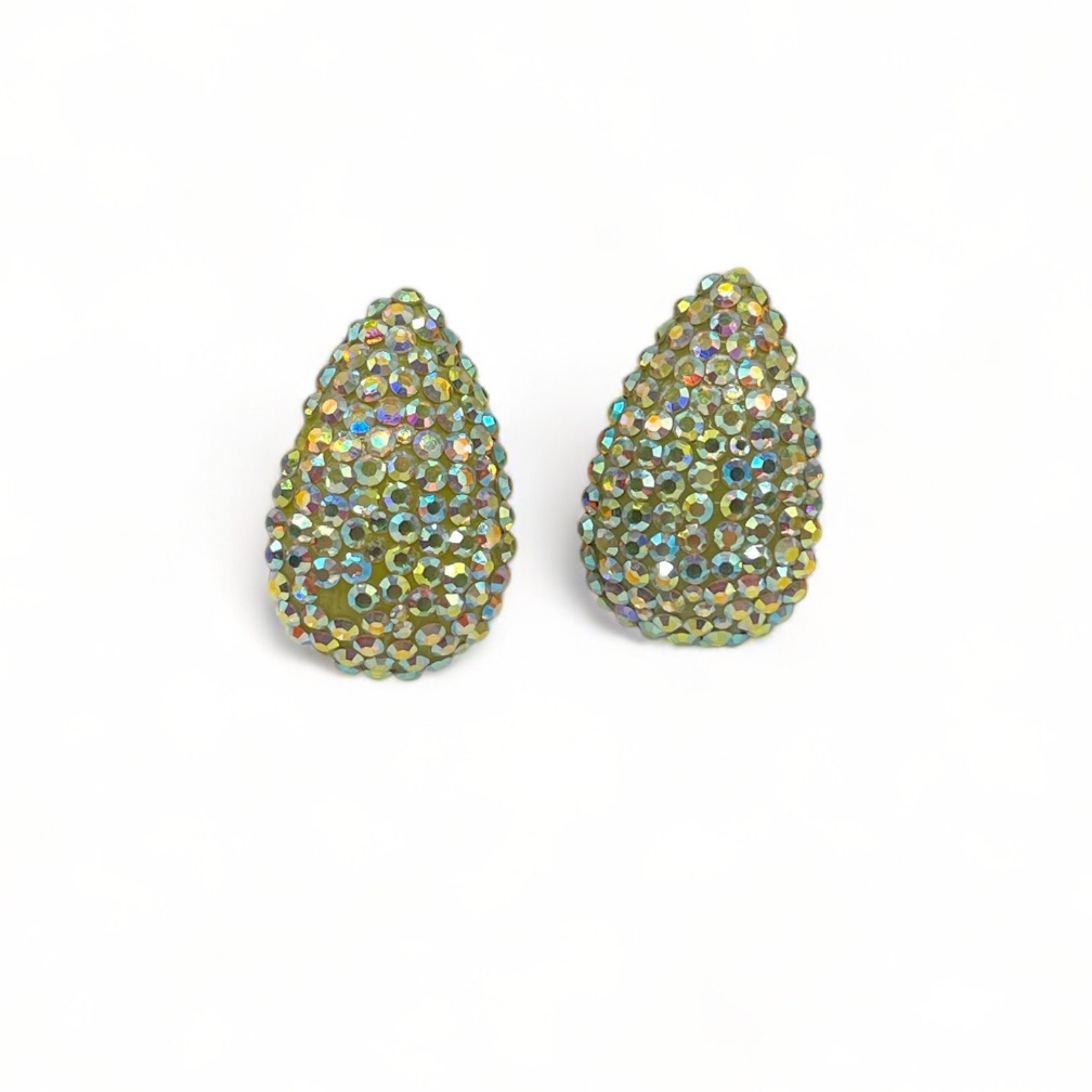 Stefanie Somers Teardrop Swarovski Crystal Earrings.